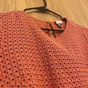 A New Day Peach Dress Shirt, Sz L